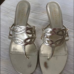 Valentino Gold Sandals